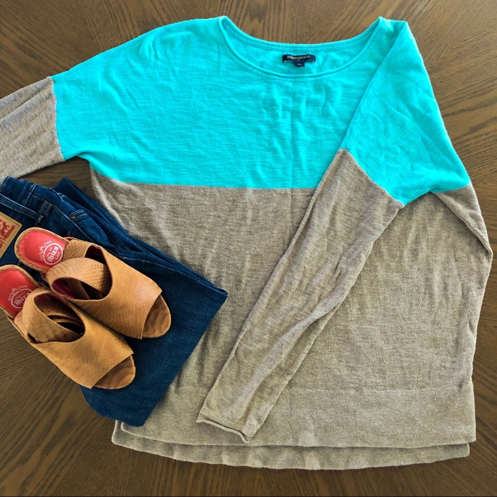 BANANA REPUBLIC Color Block Sweater
